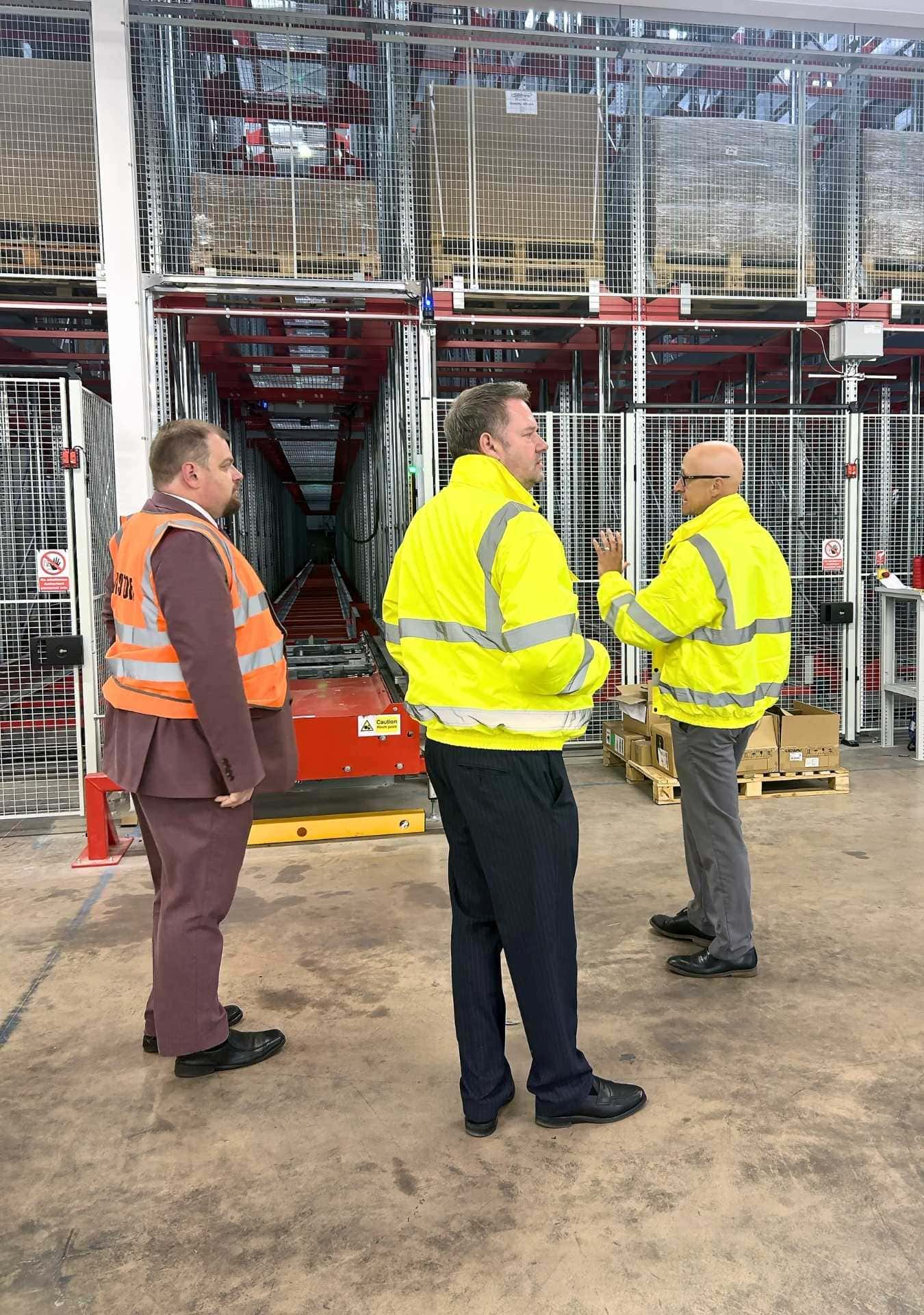 MP Dave Robertson visits Burntwood manufacturing facility | Mega Fortris UK