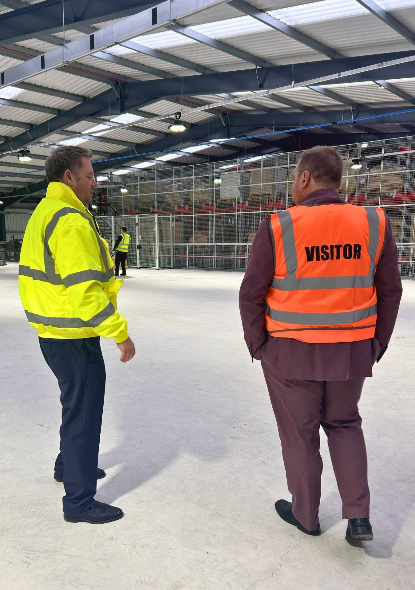 MP Dave Robertson visits Burntwood manufacturing facility | Mega Fortris UK